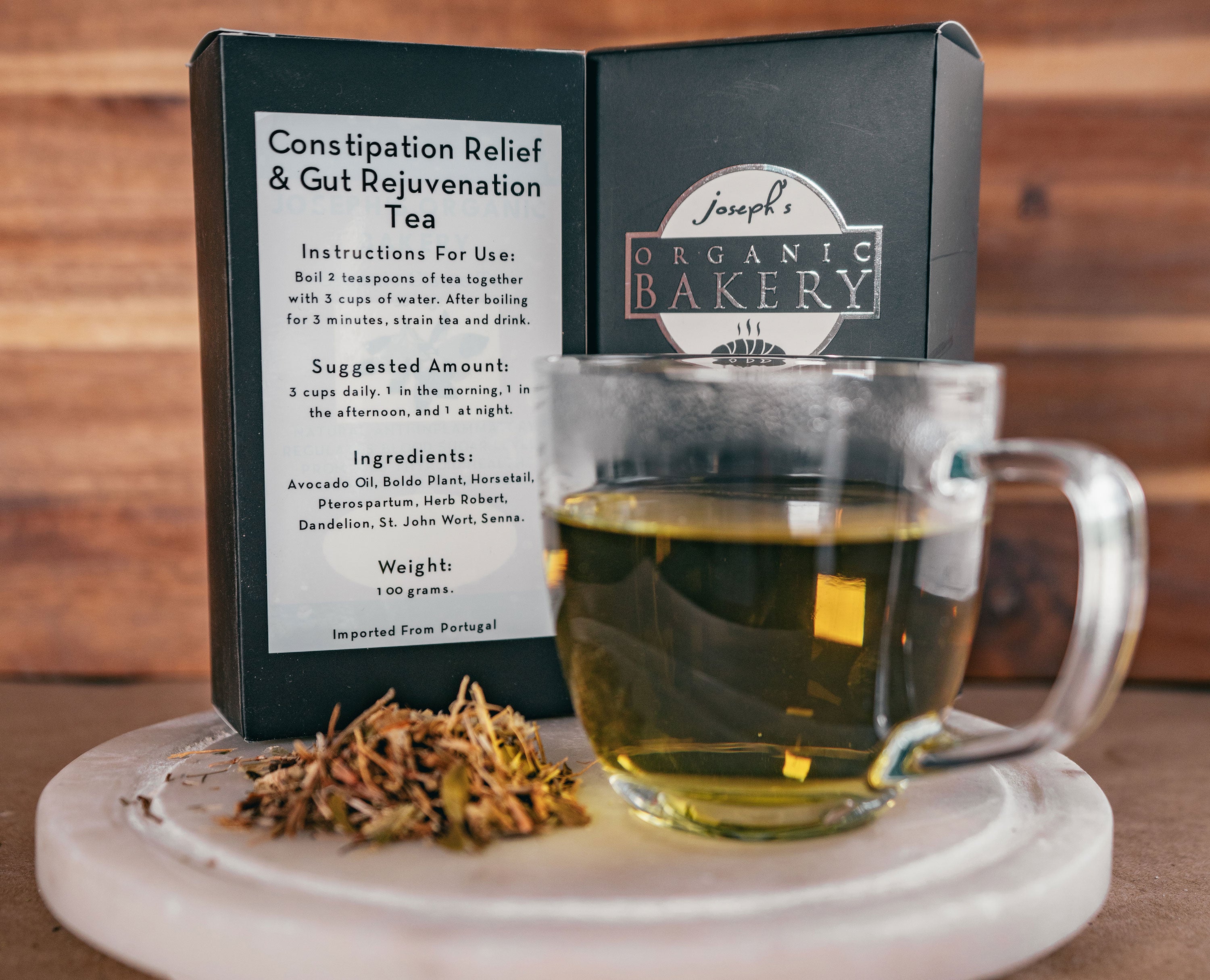 Constipation Relief Tea & Gut Rejuvenation Vegan Bakery Miami