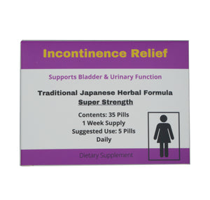 Urinary Incontinence - Herbal Supplement for Women