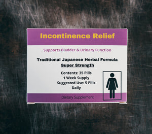 Urinary Incontinence - Herbal Supplement for Women