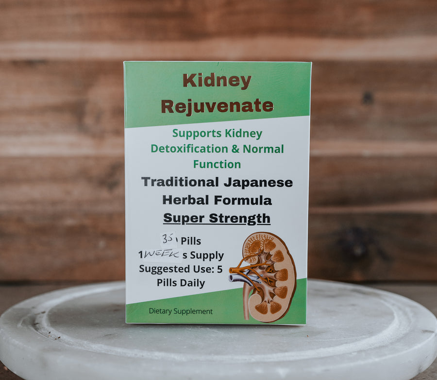 Kidney Rejuvenate: One-Week Kidney Rejuvenation Herbal Formula, Potent Kidney Supplement with Five Traditional Japanese Herbs, 35 Pills