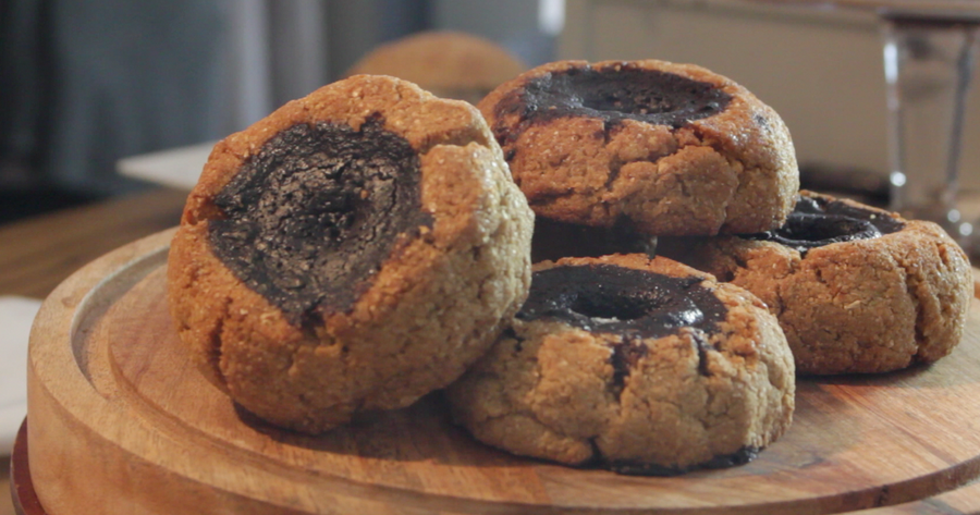 Fudge-Chocolate Kamut Cookies