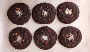 Chocolate Pecan Coconut Kamut Cookie - Vegan & Organic