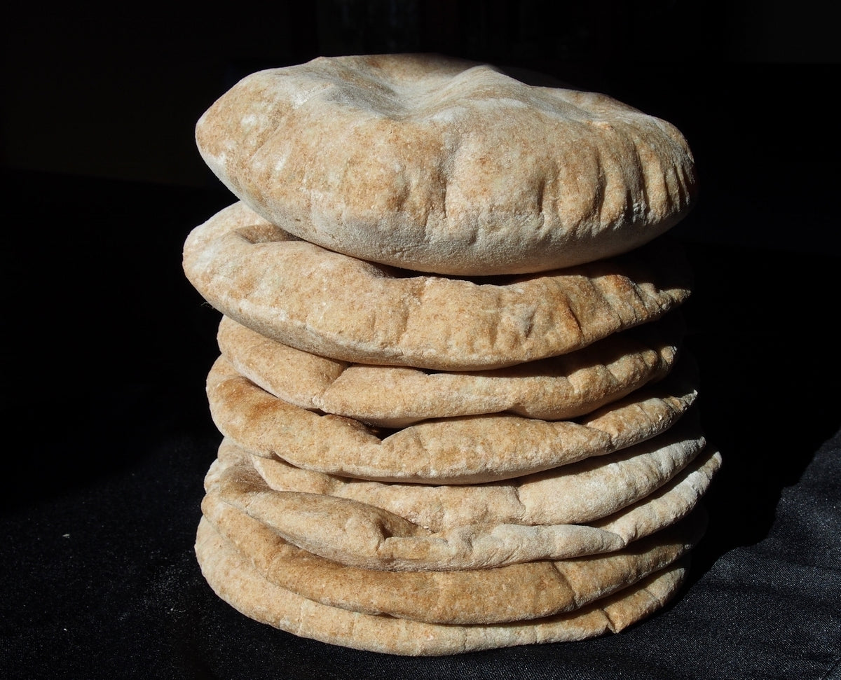 Sourdough Kamut Pita Yeast Free Flatbread Pita Bread Joseph's
