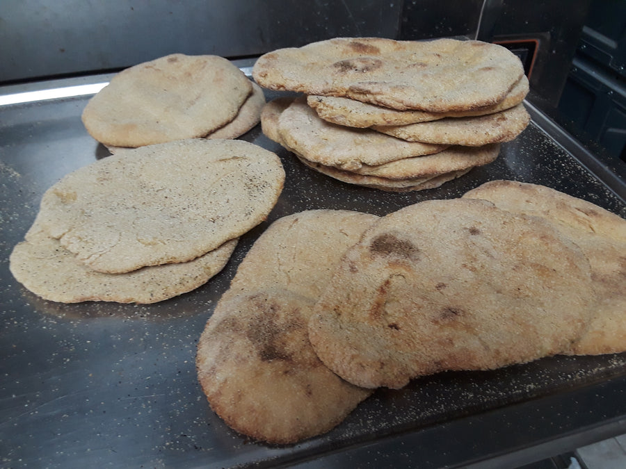 Sourdough Kamut Pita - 1 Yeast Free Pita Bread